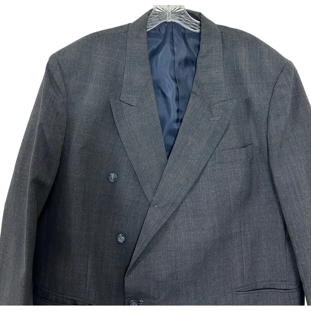Men’s Suit Polyester Wool  Designers Gino Cappeli Suit Grey  Sku 2687